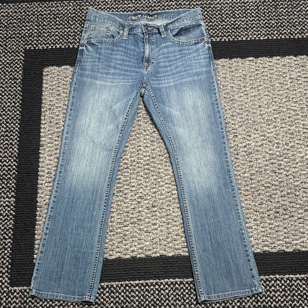Cody James Straight Leg Jeans Men’s 34 Stretch Western Workwear Classic Denim